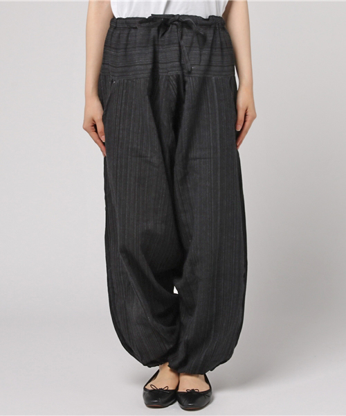 チャイハネ(チャイハネ)の「【チャイハネ】コップンサルエルパンツ(その他パンツ・レディース・ブラック/ベージュ/グリーン/パープル/レッド/ブルー・FREE)」の7枚目の写真