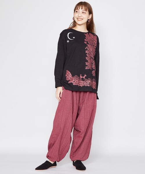 チャイハネ(チャイハネ)の「【チャイハネ】コップンサルエルパンツ(その他パンツ・レディース・ブラック/ベージュ/グリーン/パープル/レッド/ブルー・FREE)」の22枚目の写真