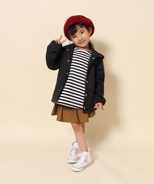 coen（コーエン）の「【coen キッズ / ジュニア】撥水コーチジャケット(100～150cm)（ナイロンジャケット・キッズ・ブラック/ダークグリーン・140/110/100/120/130/150）」の7枚目の写真