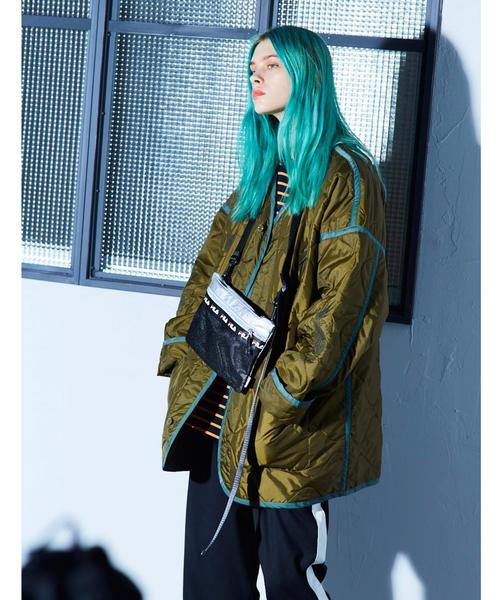 MONKEY TIME(モンキータイム)の「<monkey time> EMBRO QUILT LINER COAT/ライナーコート ◆(ミリタリージャケット・メンズ・ブラック/オリーブ・MEDIUM/LARGE/X-LARGE)」の9枚目の写真