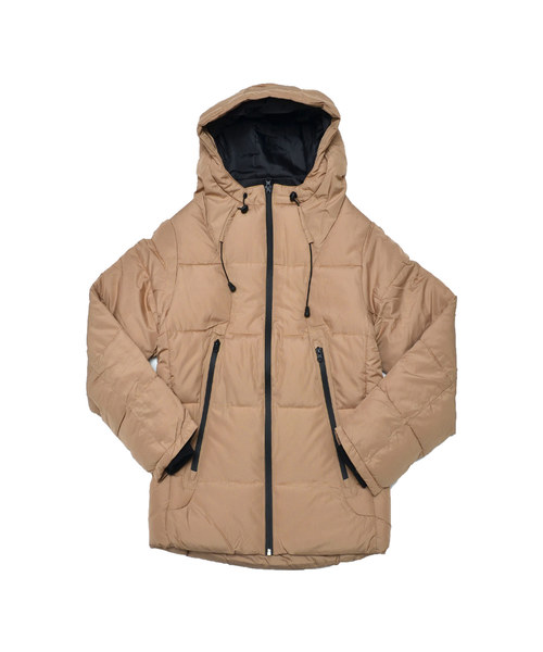 MinoriTY（マイノリティ）の「ボリュームネック中綿ジャケット（ブルゾン・メンズ・ネイビー/ブラック/ワイン/チャコール/ベージュ・M/XL/L/LL/S）」の13枚目の写真