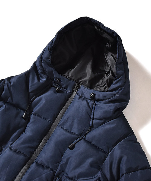 MinoriTY（マイノリティ）の「ボリュームネック中綿ジャケット（ブルゾン・メンズ・ネイビー/ブラック/ワイン/チャコール/ベージュ・M/XL/L/LL/S）」の16枚目の写真