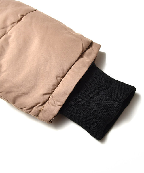 MinoriTY（マイノリティ）の「ボリュームネック中綿ジャケット（ブルゾン・メンズ・ネイビー/ブラック/ワイン/チャコール/ベージュ・M/XL/L/LL/S）」の19枚目の写真