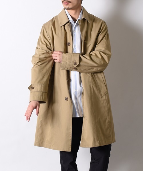 SHIPS(シップス)の「SU: ステンカラーコート■(ステンカラーコート・メンズ・ネイビー/オリーブ/ベージュ・SMALL/X-LARGE/LARGE/MEDIUM)」の15枚目の写真