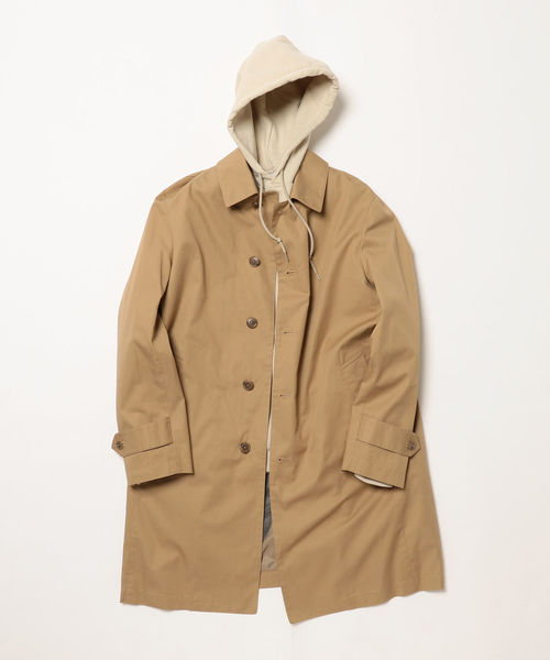 SHIPS(シップス)の「SU: ステンカラーコート■(ステンカラーコート・メンズ・ネイビー/オリーブ/ベージュ・SMALL/X-LARGE/LARGE/MEDIUM)」の2枚目の写真