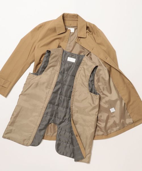 SHIPS(シップス)の「SU: ステンカラーコート■(ステンカラーコート・メンズ・ネイビー/オリーブ/ベージュ・SMALL/X-LARGE/LARGE/MEDIUM)」の14枚目の写真