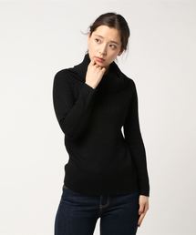 ワードローブに加えたい着回し力バツグンitem！オフタートルとしても◎オフショル２WAYニットトップス/レディースセーター/長袖[C3103]神戸レタス