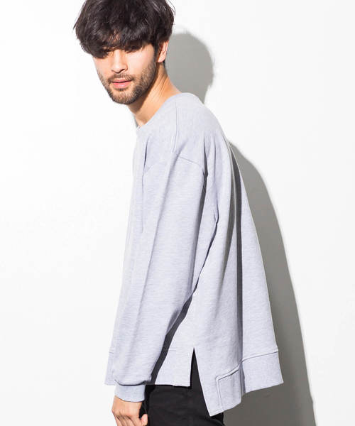 AZbyjunhashimoto_(エーゼイバイジュンハシモト)の「AZ by junhashimoto(エーゼイ バイ ジュンハシモト)オーバーサイズスウェットプルオーバー(スウェット・メンズ・ダークグリーン/オフホワイト/ブラック/トップグレー・LARGE/MEDIUM/SMALL/X-LARGE)」の9枚目の写真
