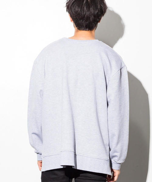 AZbyjunhashimoto_(エーゼイバイジュンハシモト)の「AZ by junhashimoto(エーゼイ バイ ジュンハシモト)オーバーサイズスウェットプルオーバー(スウェット・メンズ・ダークグリーン/オフホワイト/ブラック/トップグレー・LARGE/MEDIUM/SMALL/X-LARGE)」の6枚目の写真