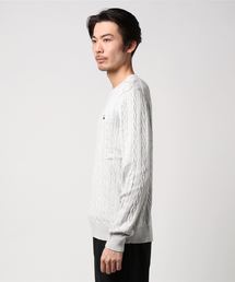 アンドカワイイ And Kawaii ニット セーター 長袖 花柄 レース袖