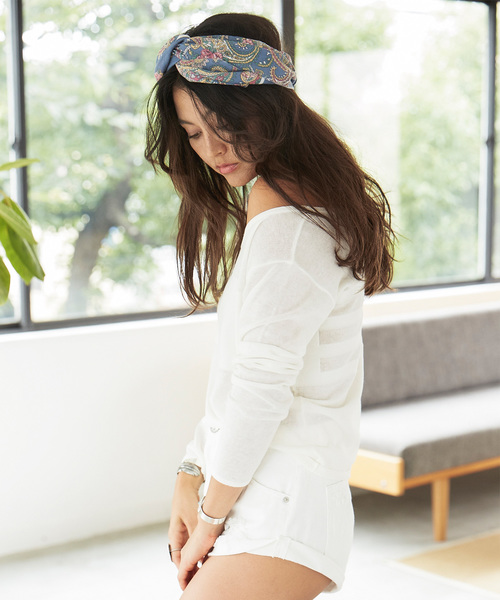 ALEXIA STAM（アリシアスタン）の「Summer Color Shorts/カラーショートパンツ（デニムパンツ・レディース・ホワイト/ブラック/インディゴブルー・S/M）」の19枚目の写真