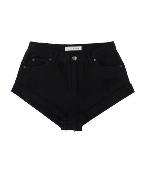 ALEXIA STAM（アリシアスタン）の「Summer Color Shorts/カラーショートパンツ（デニムパンツ・レディース・ホワイト/ブラック/インディゴブルー・S/M）」の9枚目の写真