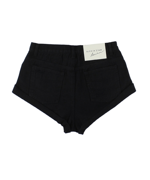 ALEXIA STAM（アリシアスタン）の「Summer Color Shorts/カラーショートパンツ（デニムパンツ・レディース・ホワイト/ブラック/インディゴブルー・S/M）」の10枚目の写真