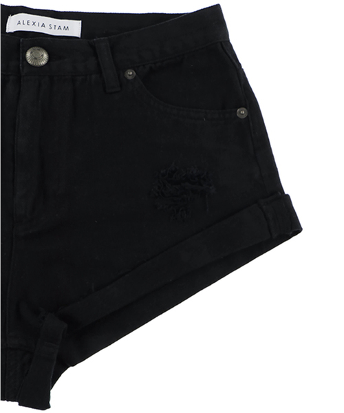 ALEXIA STAM（アリシアスタン）の「Summer Color Shorts/カラーショートパンツ（デニムパンツ・レディース・ホワイト/ブラック/インディゴブルー・S/M）」の12枚目の写真