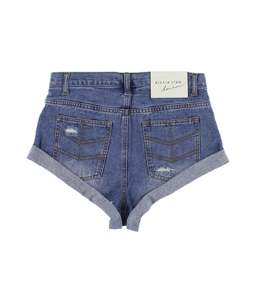 ALEXIA STAM（アリシアスタン）の「Summer Color Shorts/カラーショートパンツ（デニムパンツ・レディース・ホワイト/ブラック/インディゴブルー・S/M）」の15枚目の写真