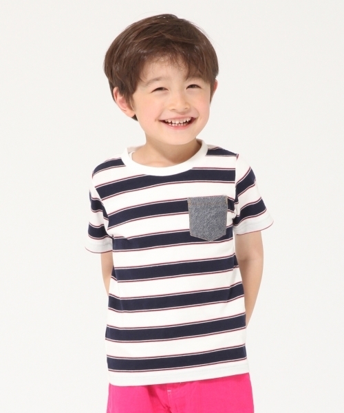 GLOBAL WORK(グローバルワーク)の「【キッズ】ハリポケボーダーT/784631(Tシャツ/カットソー・キッズ・ブラウン/ライトピンク/ブラック/ネイビー/ゴールド・LARGE/X-LARGE/XX-LARGE/SMALL/MEDIUM)」の4枚目の写真