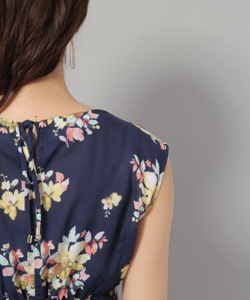 Andemiu（アンデミュウ）の「スイサイフラワーカマーワンピース790802（ワンピース・レディース・ネイビー/ブラック/イエロー・MEDIUM/SMALL）」の18枚目の写真