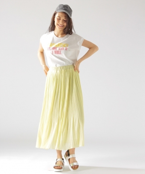 BAYFLOW（ベイフロー）の「BAYFLOW／ビッグロゴプリントT 18SS（Tシャツ/カットソー・レディース・ブラック/オフホワイト・MEDIUM/SMALL）」の9枚目の写真