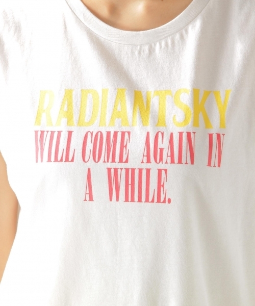 BAYFLOW（ベイフロー）の「BAYFLOW／ビッグロゴプリントT 18SS（Tシャツ/カットソー・レディース・ブラック/オフホワイト・MEDIUM/SMALL）」の3枚目の写真