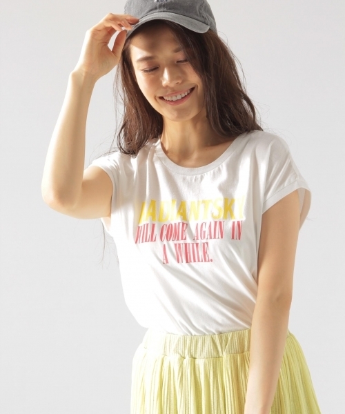 BAYFLOW（ベイフロー）の「BAYFLOW／ビッグロゴプリントT 18SS（Tシャツ/カットソー・レディース・ブラック/オフホワイト・MEDIUM/SMALL）」の15枚目の写真