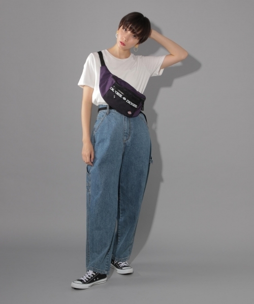 PAGEBOY（ページボーイ）の「クルーネックコットンＴシャツ（Tシャツ/カットソー・レディース・チャコールグレー/オフホワイト/ブラック/ダークブラウン/カーキ・FREE）」の21枚目の写真