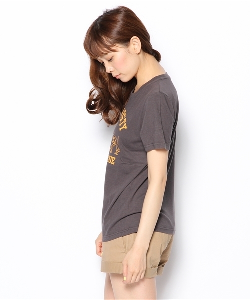 BEAMS BOY(ビームスボーイ)の「BEAMS BOY / カレッジ プリントT② ***(Tシャツ/カットソー・レディース・ホワイト/チャコールグレー・ONE SIZE)」の4枚目の写真