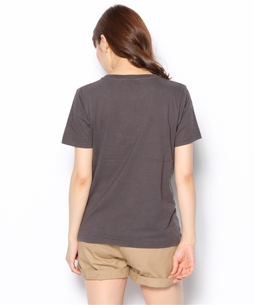 BEAMS BOY(ビームスボーイ)の「BEAMS BOY / カレッジ プリントT② ***(Tシャツ/カットソー・レディース・ホワイト/チャコールグレー・ONE SIZE)」の5枚目の写真