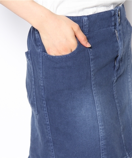 Kastane（カスタネ）の「【Kastane】カラータイトスカート（スカート・レディース・ホワイト/ブルー・1/2）」の5枚目の写真