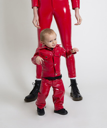 L.A. ROXX（エルエーロックス）の「The Red PVC Pant（キッズ レッド PVCパンツ）（その他パンツ）」