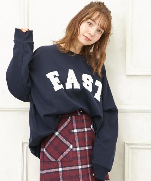 INGNI(イング)の「起毛ロゴ/BIGスウェット(スウェット・レディース・ベージュ/ネイビー/アイボリー/ボルドー/スミクロ/アイボリー系/ワイン系/ネイビー系1/ベージュ系/ブラック系その他・M)」の8枚目の写真