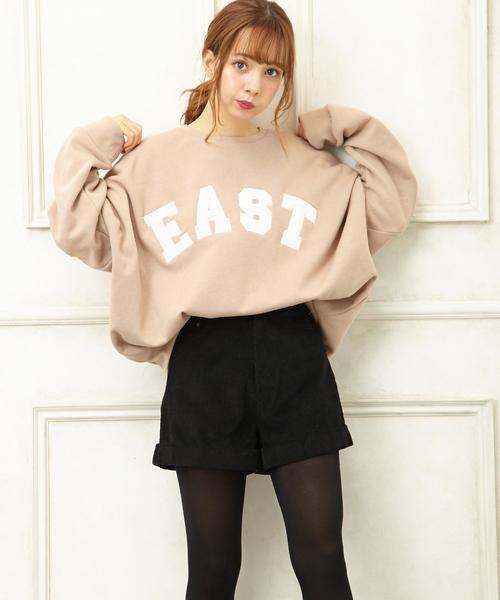 INGNI(イング)の「起毛ロゴ/BIGスウェット(スウェット・レディース・ベージュ/ネイビー/アイボリー/ボルドー/スミクロ/アイボリー系/ワイン系/ネイビー系1/ベージュ系/ブラック系その他・M)」の11枚目の写真