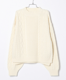 GLOBAL WORK | 【ジュニア】洗えるハイネックニット/821624(ニット/セーター)