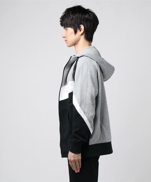 NIKE(ナイキ)の「NIKE/ナイキ/フルジップフーディー/BQ6459-063(パーカー・メンズ・ブラック/ブルー/グレー/レッド・SMALL/MEDIUM/X-LARGE/6/LARGE)」の5枚目の写真