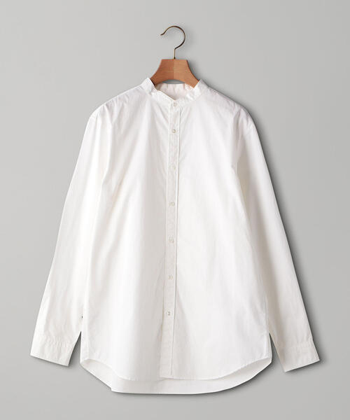 UNITED ARROWS（ユナイテッドアローズ）の「○UASB ベーシック バンドカラー シャツ（シャツ/ブラウス・メンズ・ブラック/ライトブルー/ホワイト/ベージュ・SMALL/MEDIUM/X-LARGE/LARGE）」の11枚目の写真