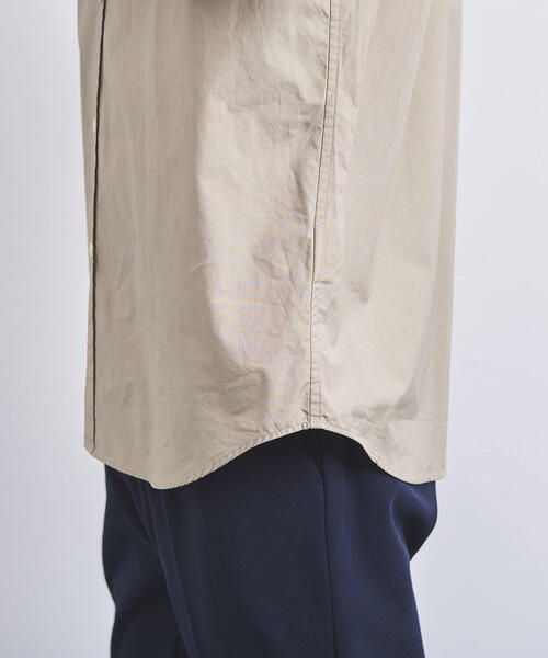 UNITED ARROWS（ユナイテッドアローズ）の「○UASB ベーシック バンドカラー シャツ（シャツ/ブラウス・メンズ・ブラック/ライトブルー/ホワイト/ベージュ・SMALL/MEDIUM/X-LARGE/LARGE）」の9枚目の写真