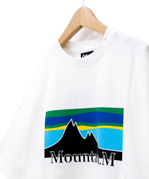 go slow caravan(ゴースローキャラバン)の「MOUNTAIN MANIA/マウンテンマニア SHORT-SLEEVE TEE MOUNTAIN(Tシャツ/カットソー・メンズ・ホワイト・MEDIUM/LARGE/X-LARGE)」の4枚目の写真