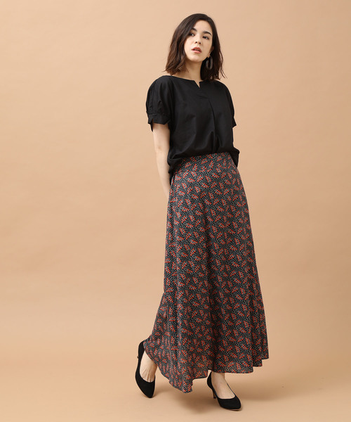 SALON adam et rope'（サロン アダム エ ロペ）の「60Sボイルローンブラウス（シャツ/ブラウス・レディース・ブラック/キャメル/グリーン・FREE）」の7枚目の写真
