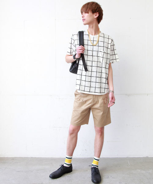 MIDWEST(ミッドウエスト)の「DISCOVERED クルーウインドペインTシャツ(Tシャツ/カットソー・メンズ・ブラック/ホワイト・3/2)」の11枚目の写真