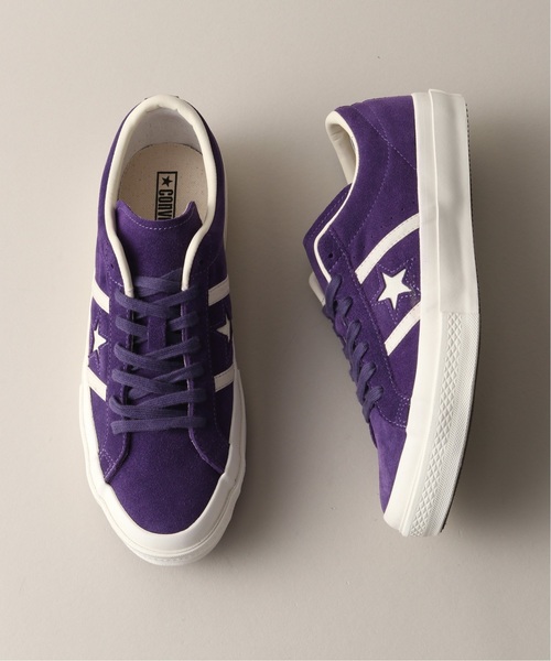 CONVERSE(コンバース)の「CONVERSE / コンバース STAR AND BARS SUEDE(スニーカー・メンズ・パープル/ブラウン・25.5cm/26cm/26.5cm/27cm/27.5cm/28cm)」の1枚目の写真