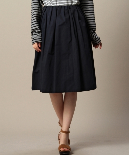 BEAUTY&YOUTH UNITED ARROWS（ビューティーアンドユースユナイテッドアローズ）の「BYTF グログランギャザースカート2 ◆（スカート・レディース・ホワイト/ライトブルー/ネイビー/ベージュ/オレンジ系その他・フリー）」の16枚目の写真