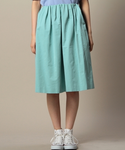 BEAUTY&YOUTH UNITED ARROWS（ビューティーアンドユースユナイテッドアローズ）の「BYTF グログランギャザースカート2 ◆（スカート・レディース・ホワイト/ライトブルー/ネイビー/ベージュ/オレンジ系その他・フリー）」の9枚目の写真