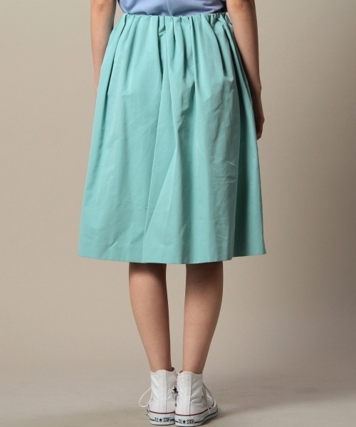 BEAUTY&YOUTH UNITED ARROWS（ビューティーアンドユースユナイテッドアローズ）の「BYTF グログランギャザースカート2 ◆（スカート・レディース・ホワイト/ライトブルー/ネイビー/ベージュ/オレンジ系その他・フリー）」の7枚目の写真