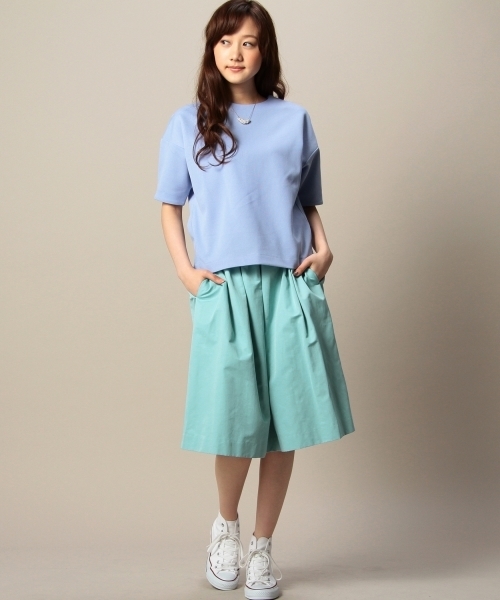 BEAUTY&YOUTH UNITED ARROWS（ビューティーアンドユースユナイテッドアローズ）の「BYTF グログランギャザースカート2 ◆（スカート・レディース・ホワイト/ライトブルー/ネイビー/ベージュ/オレンジ系その他・フリー）」の15枚目の写真