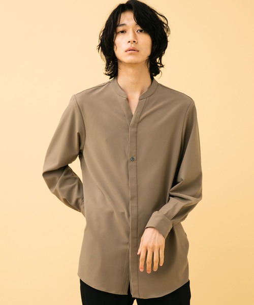 STUDIOUS ベージュ 長袖Tシャツ フリーサイズ MENS/トップス/Tシャツ/カットソー(長袖)｜ STUDIOUS ONLINE公式