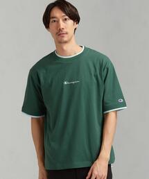Champion | 別注 [ チャンピオン ] SC Champion フェイクレイヤード ロゴ SL Tシャツ(Tシャツ/カットソー)