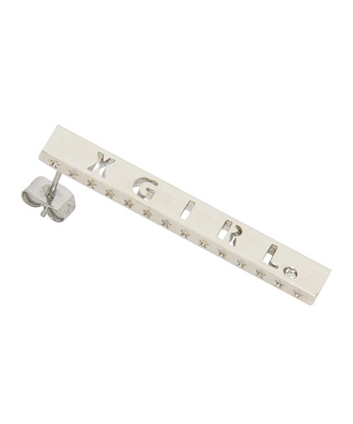 X-girl（エックスガール）の「STICK EARRINGS（ピアス（両耳用）・レディース・シルバー/ゴールド・ONE SIZE）」の3枚目の写真