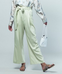 MAISON SPECIAL | ◎Marisol 5月号掲載：レザーライクタックワイドパンツ【MAISON SPECIAL/メゾンスペシャル】■セットアップ対応■(その他パンツ)