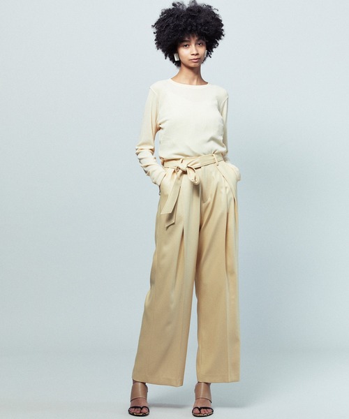 UNISEX》【LIMITED EDITION】Three-Tuck Wide Pants/スリー
