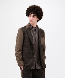 LOVELESS MENS�i���u���X �����Y�j�́u�y�\��̔��z�yLF�z�X�g���b�` �O�����`�F�b�N �W���P�b�g�i�e�[���[�h�W���P�b�g�j�v