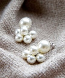 colleca la | ボリュームパールイヤリング(イヤリング)